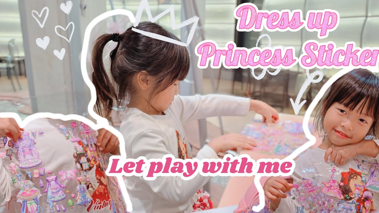 Princess Dress Up Stickers 👗 Fun Kids Activity