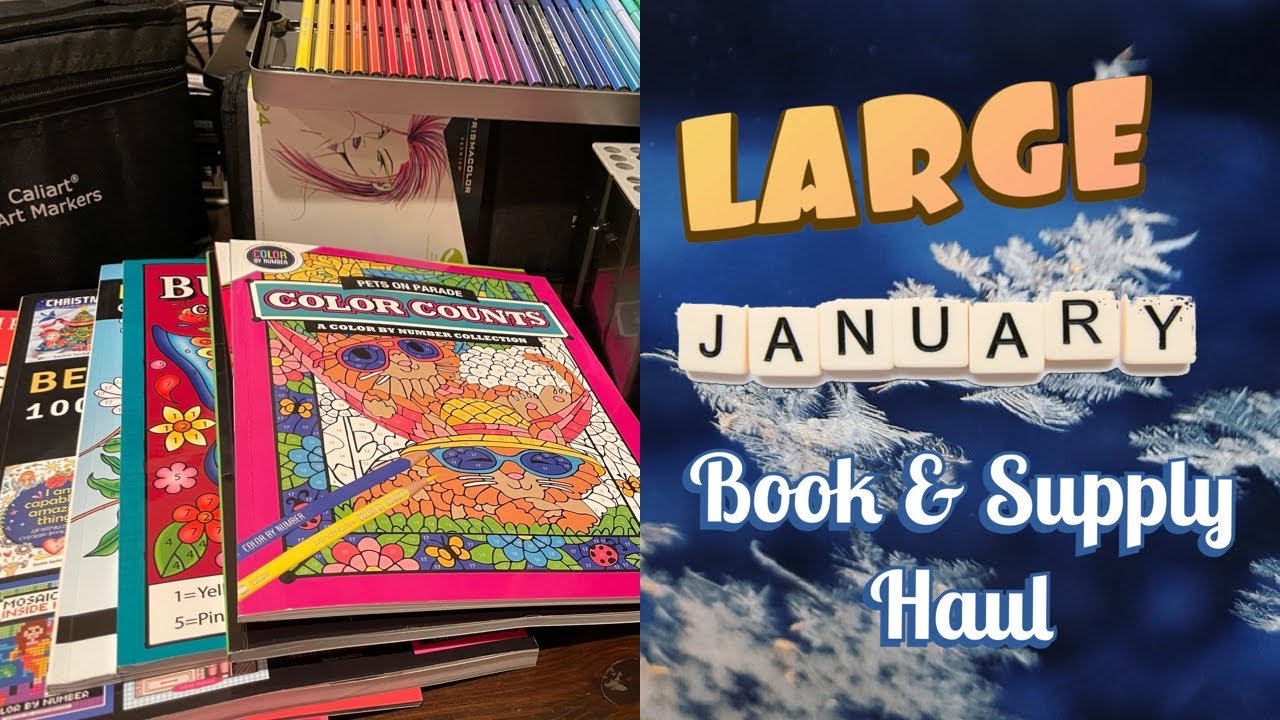 LARGE 😮 January Book & Supply Haul