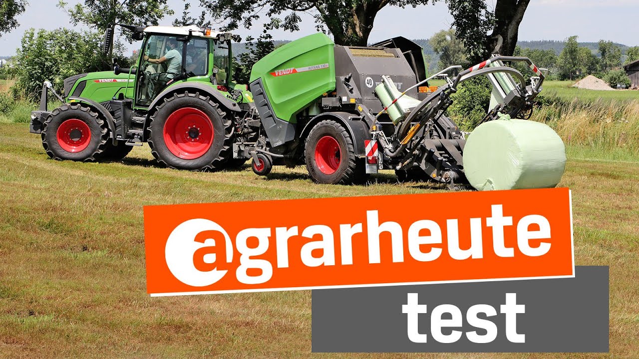 Fendt Rotana 130F Combi Press-Wickelkombination im agrarheute Test