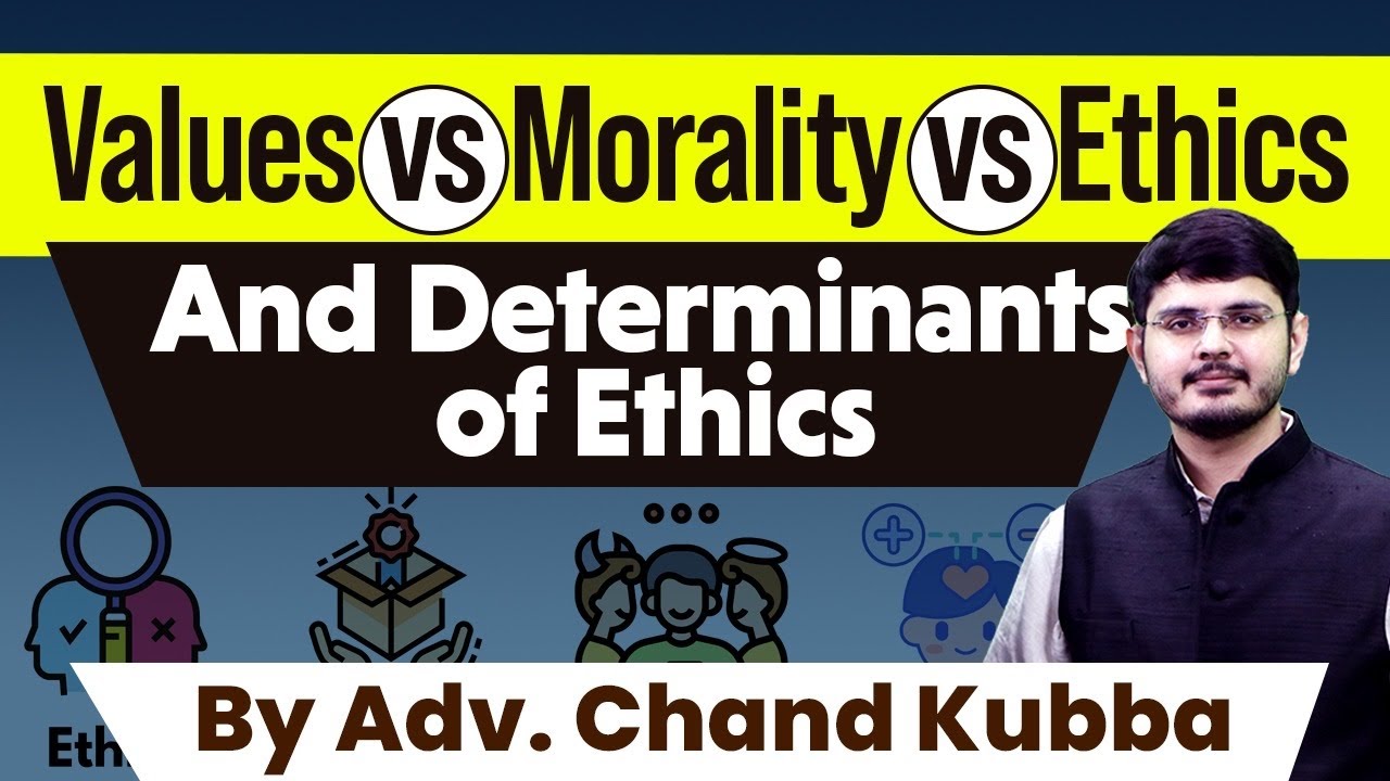 Value vs Morality vs Ethics and Determinants of Ethics
