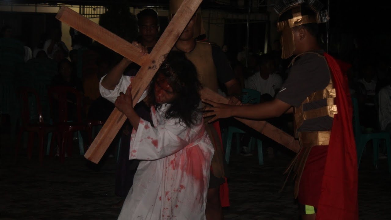 Drama Jalan Salib (Viadolorosa) Kisah Sengsara Yesus di Perayaan Paskah Pemuda/Remaja Sinode GPIBT