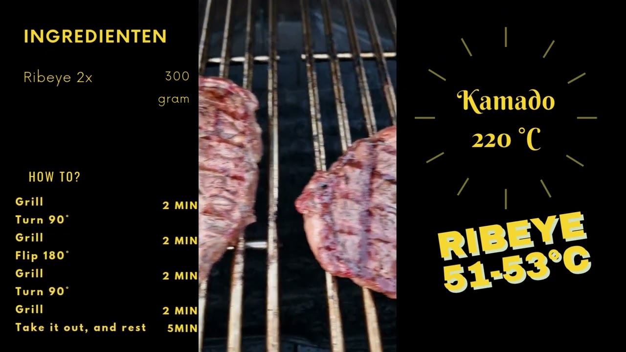 Ribeye kamado bbq recept - eenvoudig de lekkerste ribeye op de kamado bbq maken