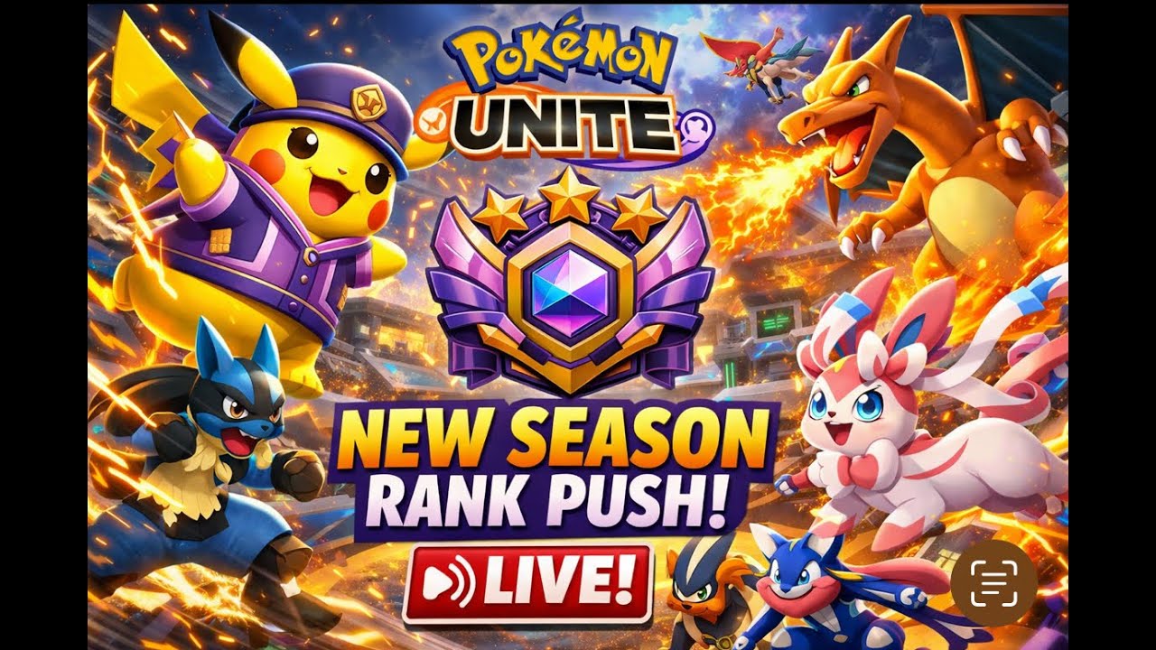 Pok&eacute;mon unite live || New Season