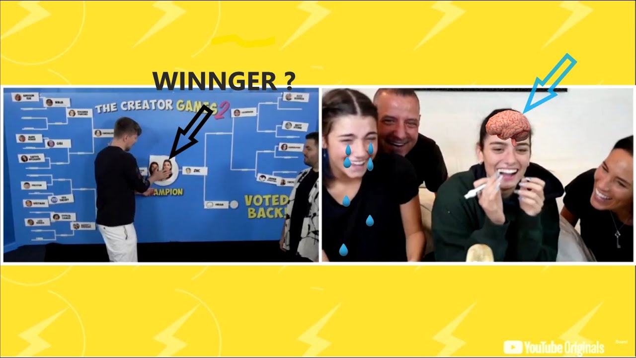 MrBeastHighLights For The Creator Game 2-Dream,GeorgeNotFound,KSI,Mark Rober, The D'Amelio Family.