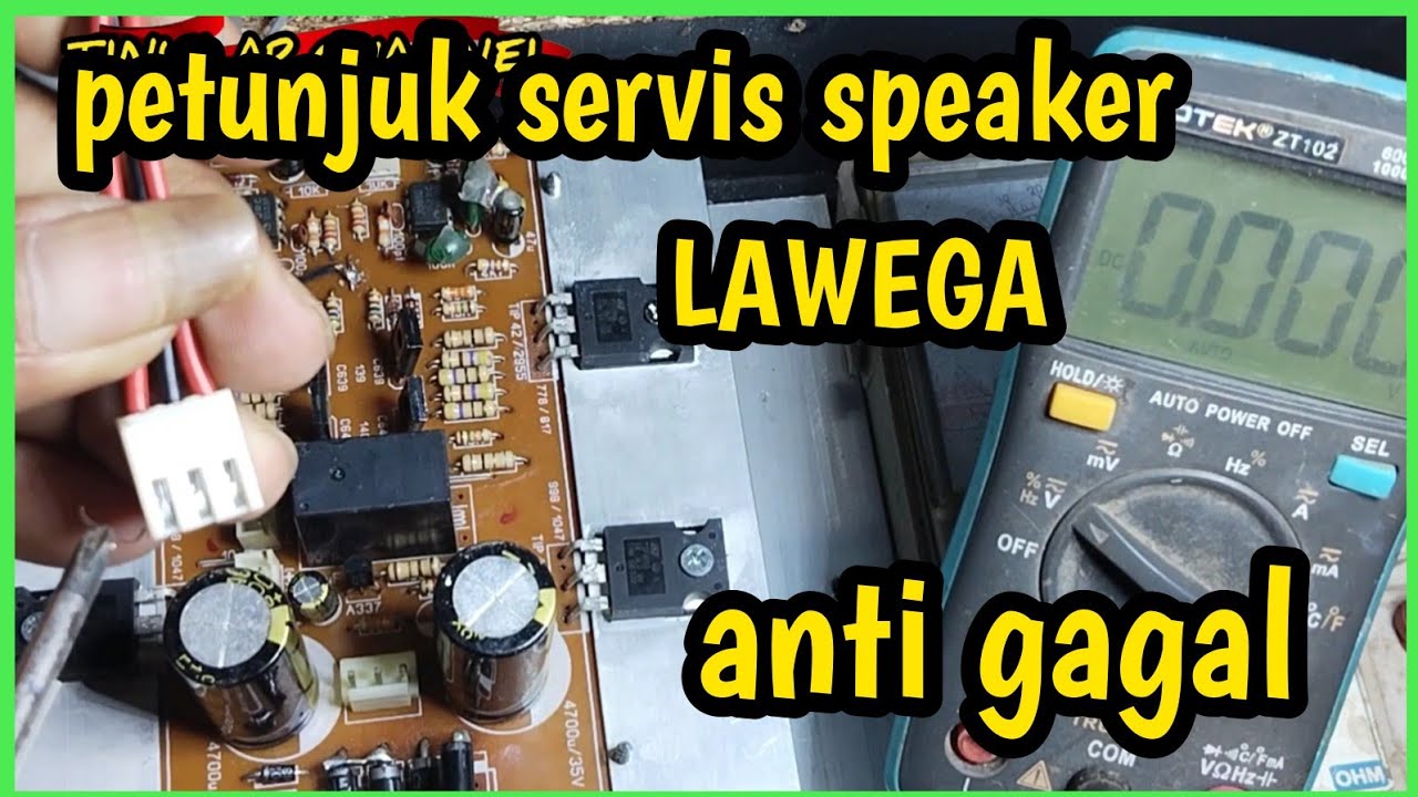 speaker aktif lawega berdengung input tidak ada suara