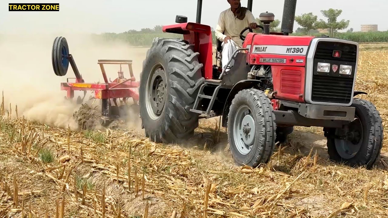 Millat Tractor New Model MT 390 Tasting Speed Discel 90Hp tractor Coming Soon 