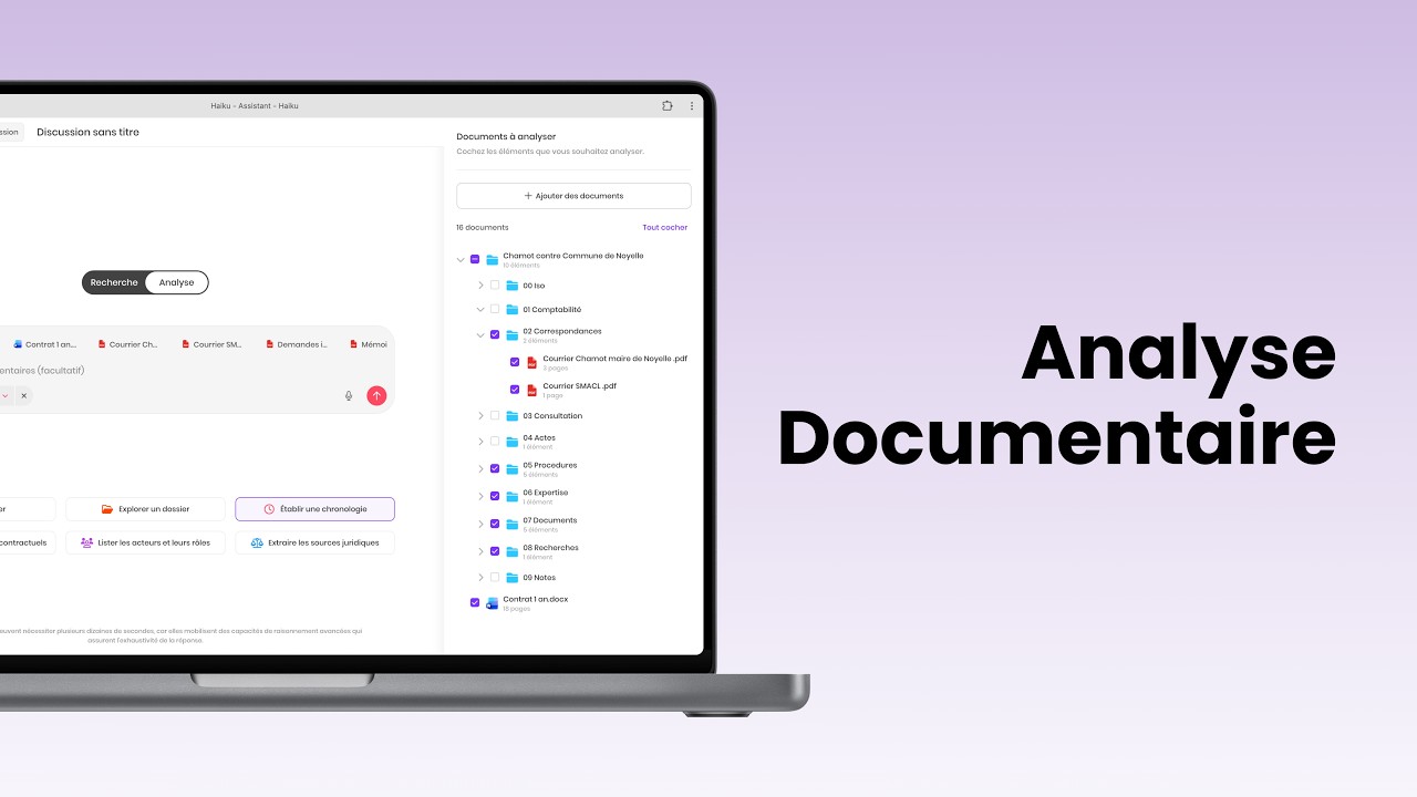 Fonctionnement de l'analyse documentaire