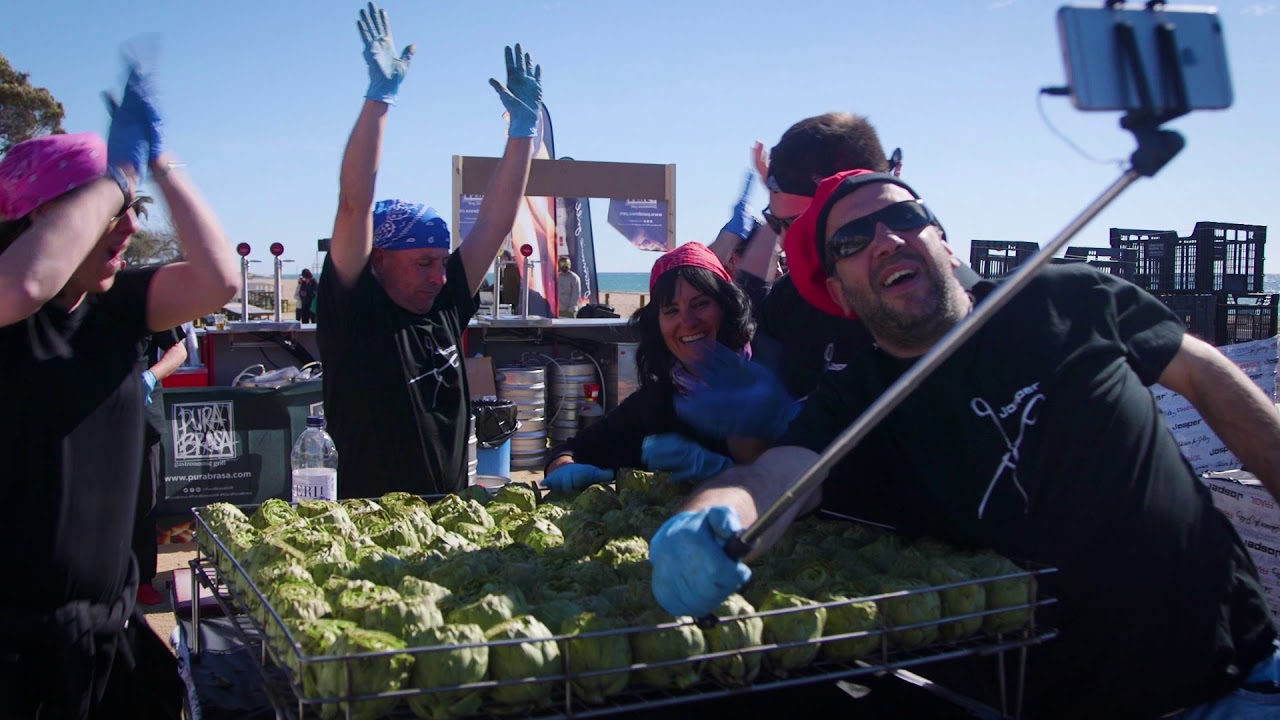 Josper Guinness World Records | 1.150 grilled artichokes at once