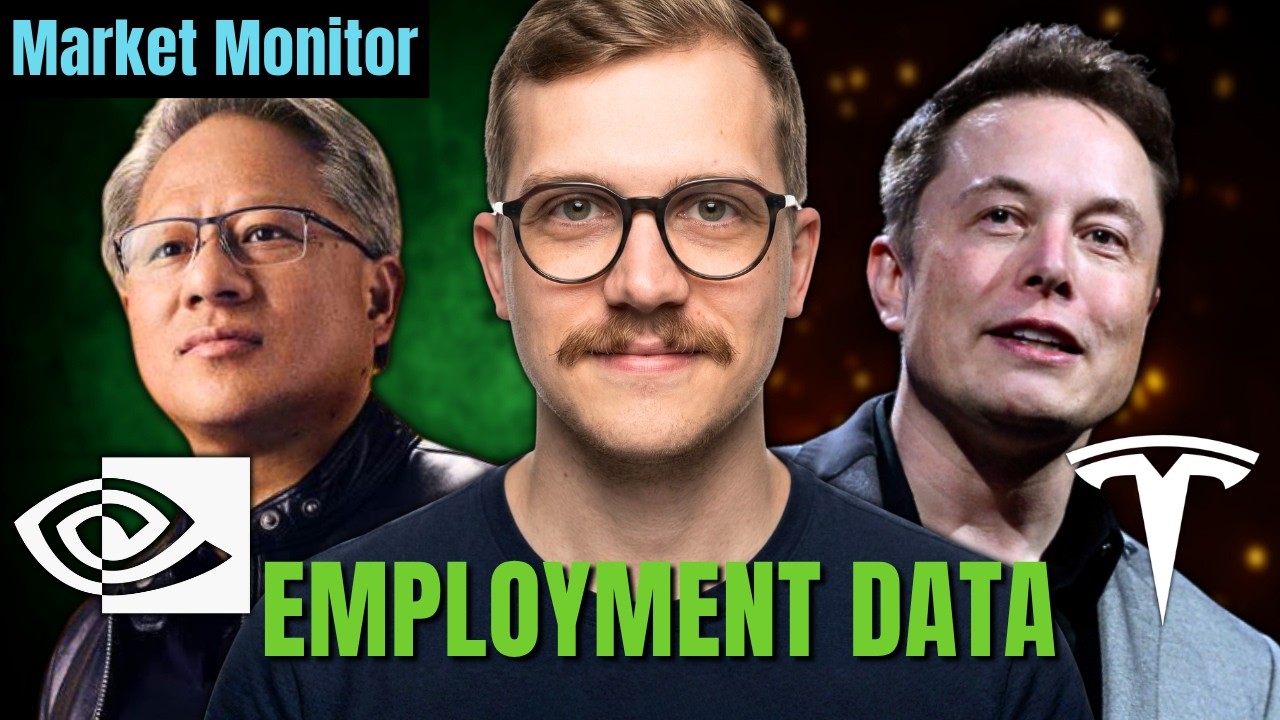 MU Doubles HBM, Jobs Data, Tesla Cybercab Launch | Market Monitor