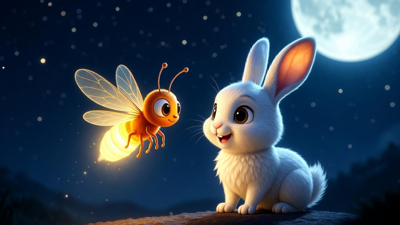 BEDTIME STORY Lumi helps the little Rabbit / kids story /