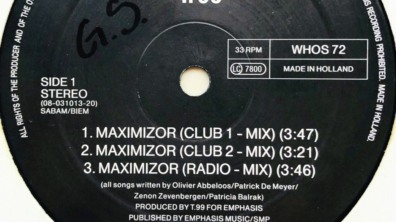 T99 • Maximizor (Club 2 - Mix)