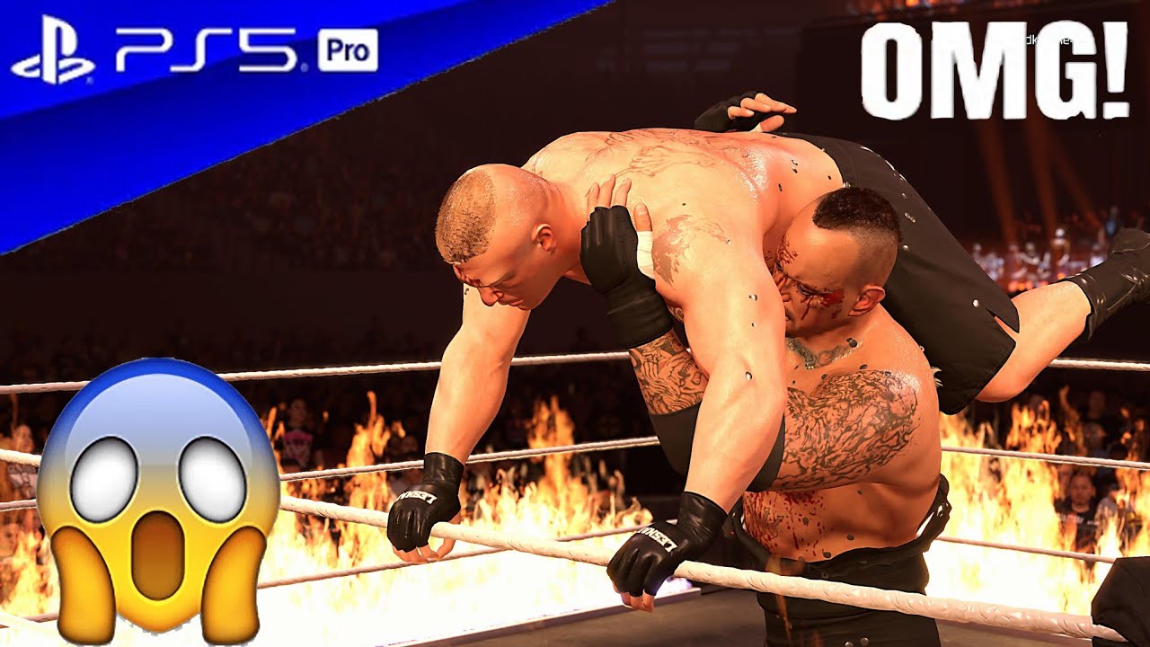 WWE 2K26 - Андертейкер против Брока Леснара - МАТЧ «АДЕРНО» - Самый жестокий матч в истории - Гей...