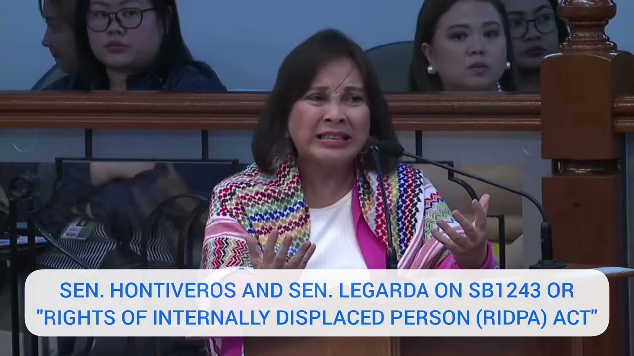 SEN. HONTIVEROS AND SEN. LEGARDA ON SB1243 OR 