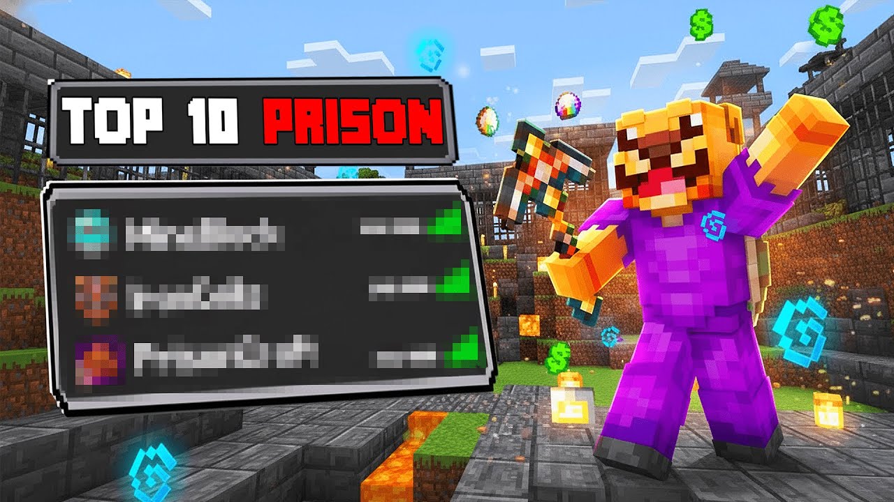 *NEW* Top 10 Minecraft Prisons Servers YOU Need To Try (Bedrock & Java) 1.21.9+