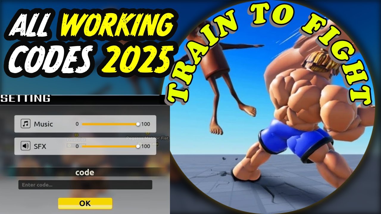 Train to Fight Codes June 2025 ⚠️New⚠️ ALL WORKING CODES Roblox Train to Fight  2025