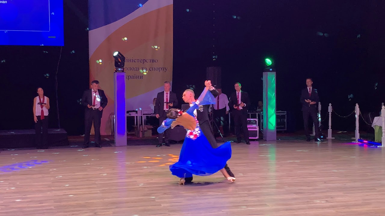 Mykhailo Benivskyi - Daiana Bondar, final slow foxtrot. Ukrainian National Championship 2019, AUDSF.