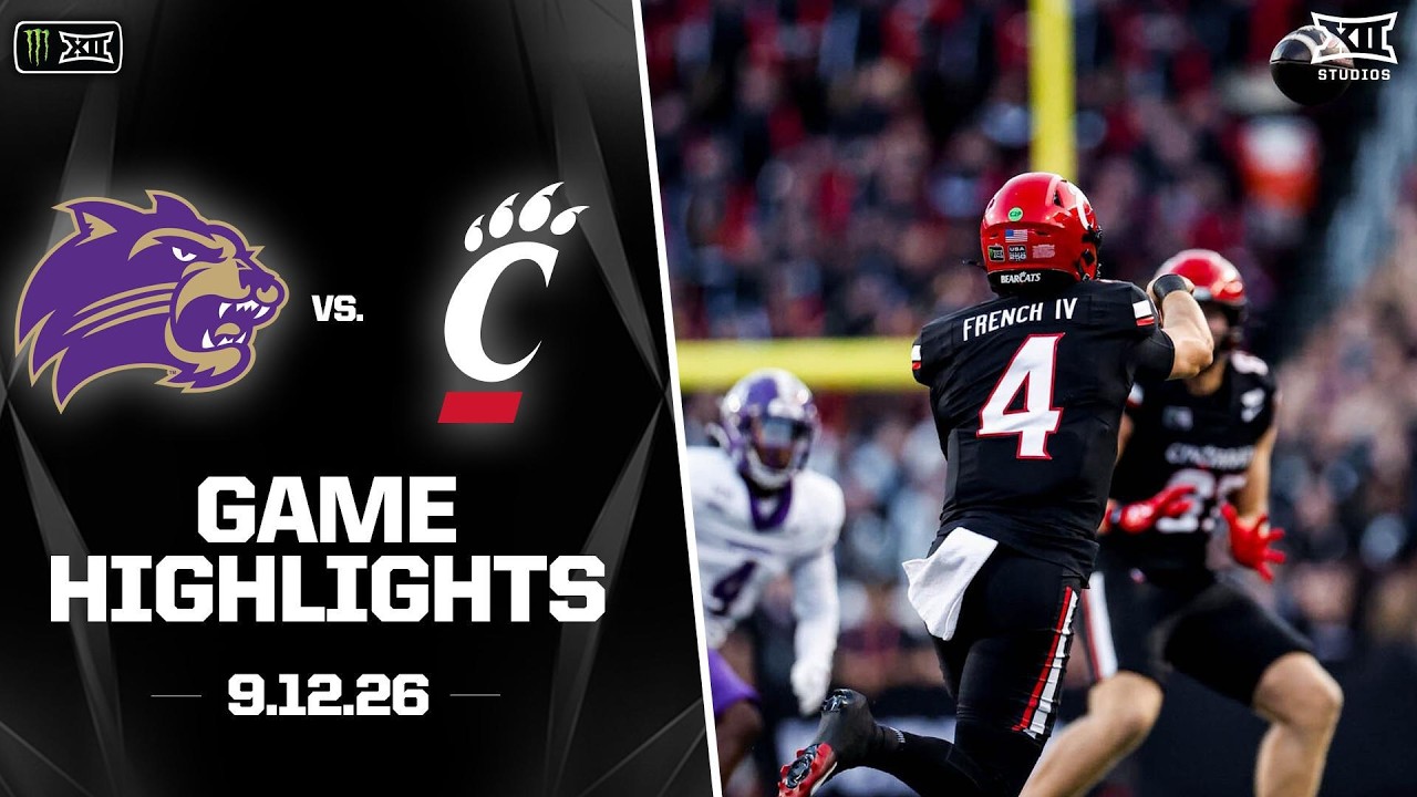 Western Carolina vs. Cincinnati Highlights | 2026 Monster Energy Big 12 Football