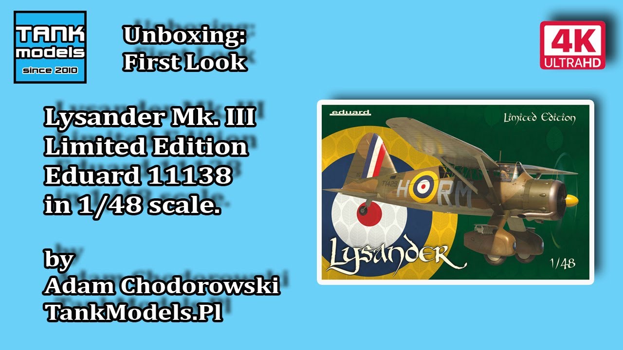 Unboxing #100 - Lysander Limited Edition - Eduard 11138