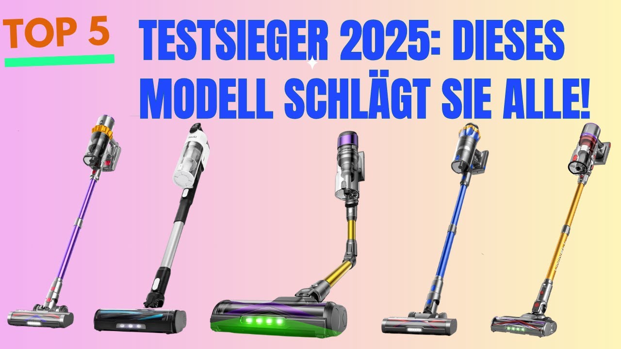 Bester Akku Staubsauger Test 2025: Die 5 besten Modelle im Vergleich! | Lohnt sich der Levoit?