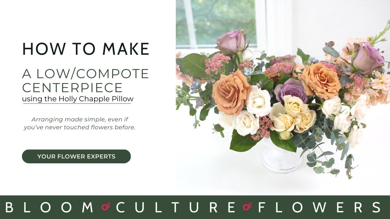 How to Make a Compote Centerpiece - Floral Arrangement Tutorial