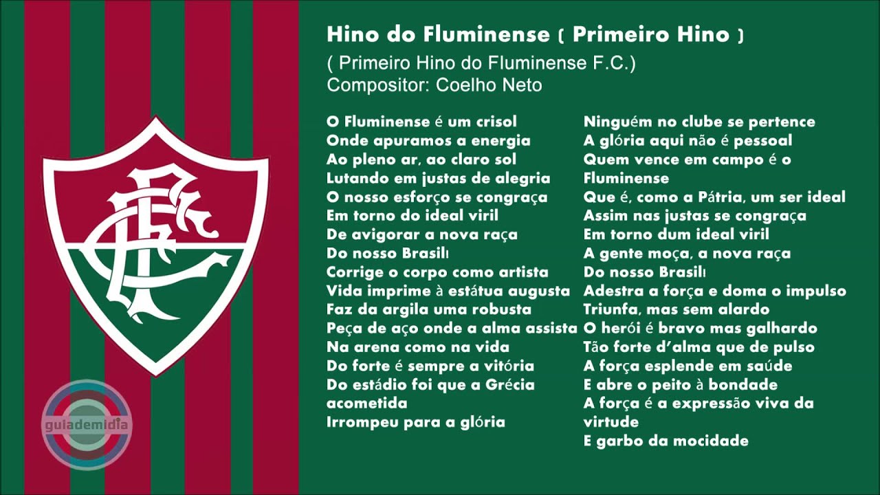 Primeiro Hino Oficial do Fluminense F.C. [ 1915 ] | Intérprete: Prof. Bruno Castro