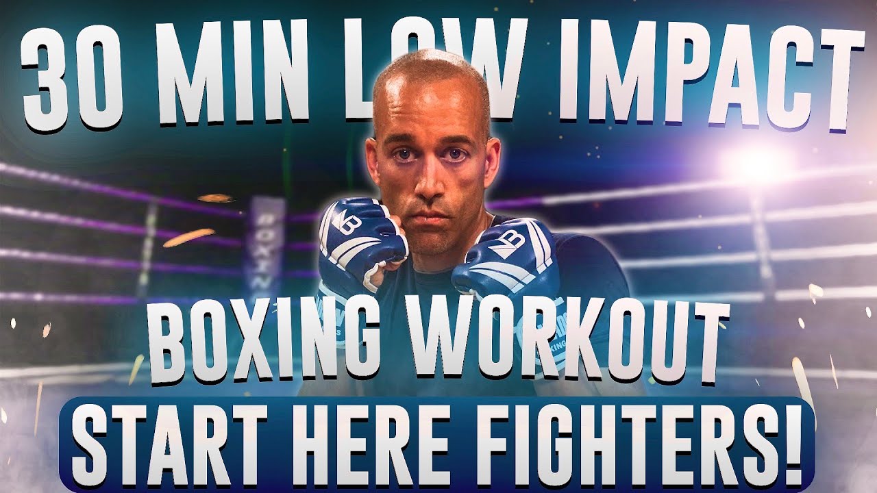 30 Minute Boxing Workout // All levels // Low Impact // NateBowerFitness