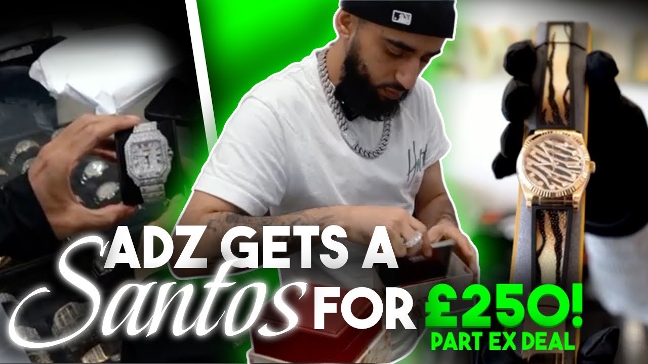 57 Jewellers - Ard Adz Gets A Cartier Santos For £250 On A Part Ex Deal! Episode 16