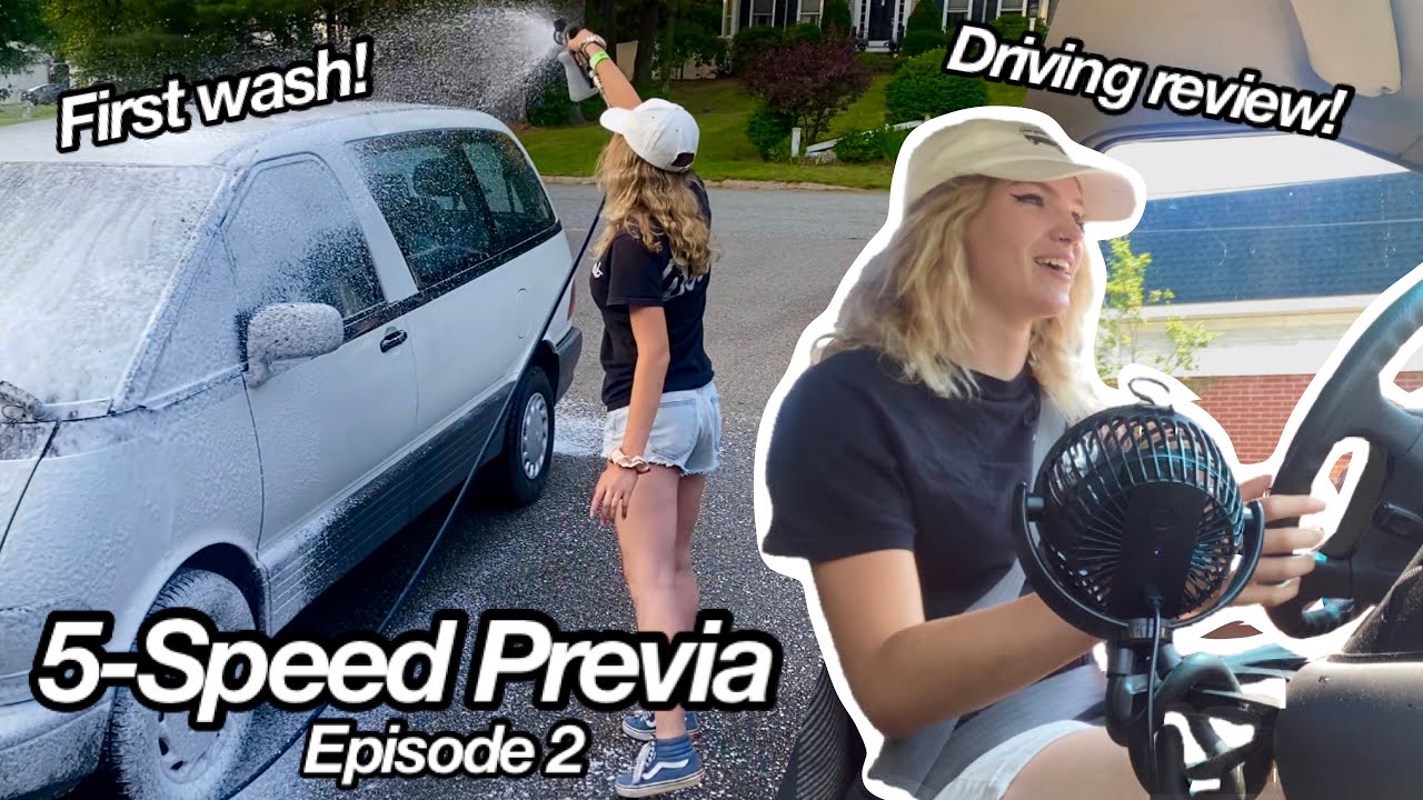 $1200 MANUAL PREVIA – Driving Review, First Wash & More!