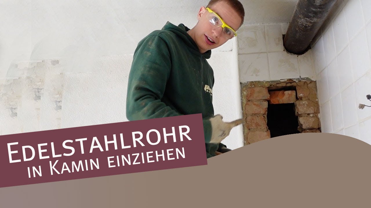 DIY - Edelstahlkaminrohr in alten Kamin einziehen #76 Unser Sommer Teil 1