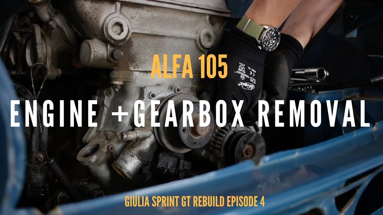 How Not To Remove An Alfa 105 Engine