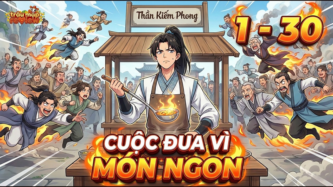 《C1 - 30》Số Nhọ Làm Đầu Bếp, Main Bá Đạo Ép Cả Tông Môn Quỳ Xin Ăn | Truyện 3D |Trâu Mặp Review