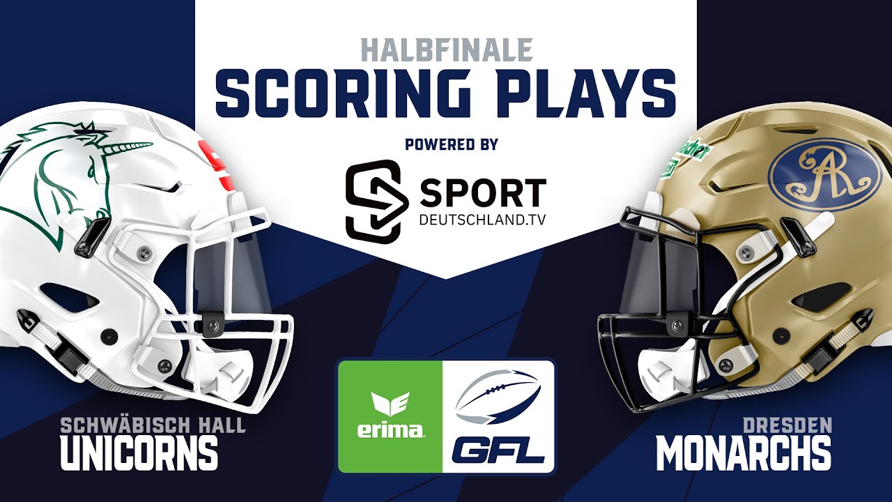 Schwäbisch Hall Unicorns - Dresden Monarchs | Highlights - ERIMA GFL, Halbfinale | SDTV Football