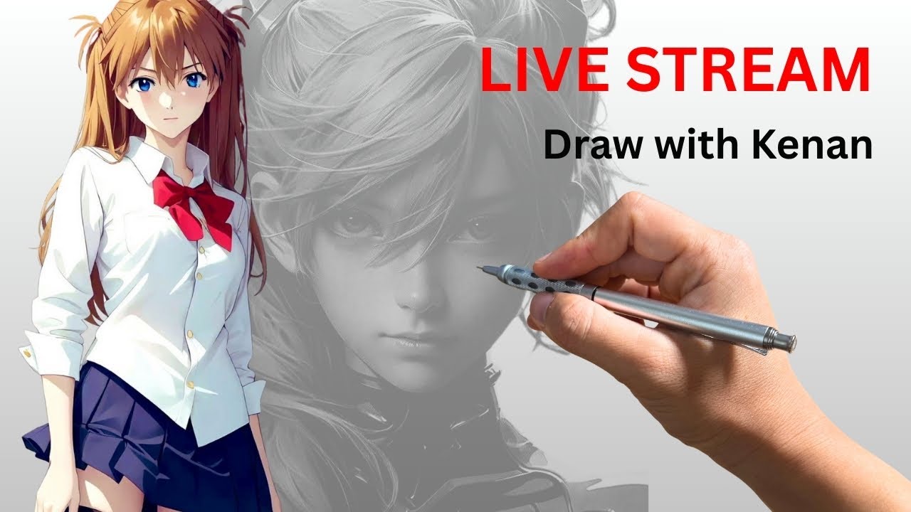 2.10.26 Tuesday Night Relax Draw with Kenan | Asuka Evangelion