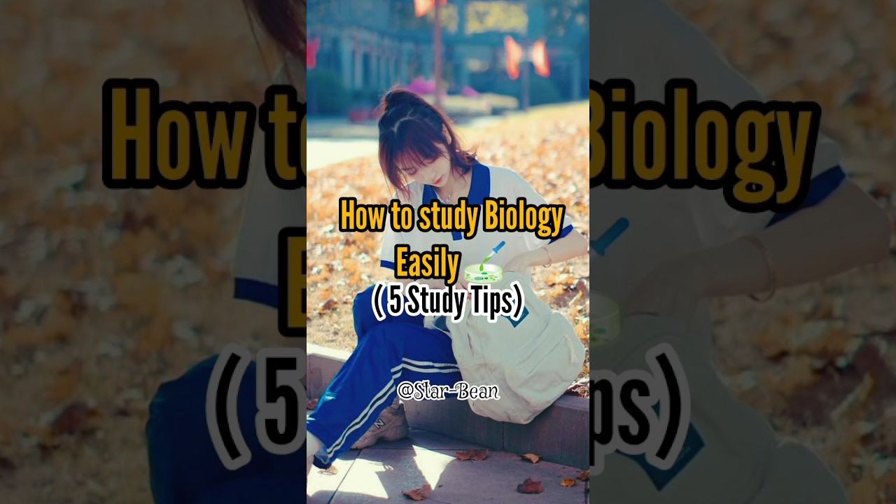 How to study Biology🧫 (5 Study Tips📚)#motivation#fypシ#students#study#studytips#exams#shortstudy