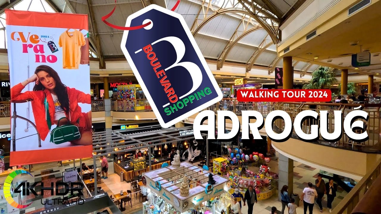 【5K】Recorriendo EL BOULEVARD SHOPPING ADROGUE | Centro Comercial de Zona Sur | Walking Tour 2024