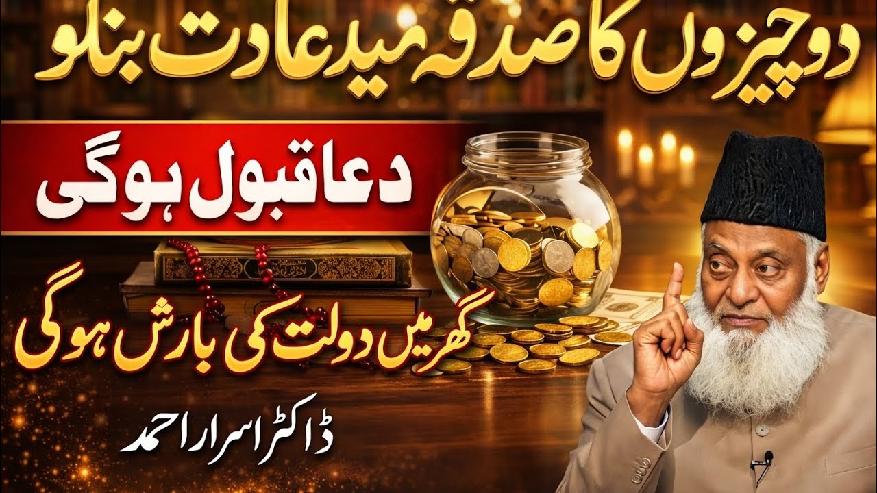 Rizq Mein Izafa Aur Sadqa Ki Barkat | Dr Israr Ahmed Bayan | Powerful Islamic Lecture