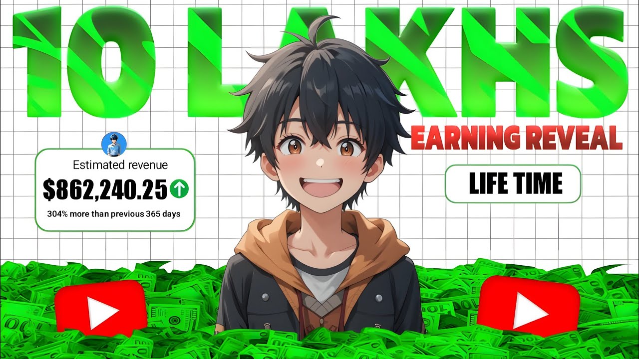 How Much YouTube Paid Me for 13,00,000 views? My Lifetime Earning Revealed 🤑