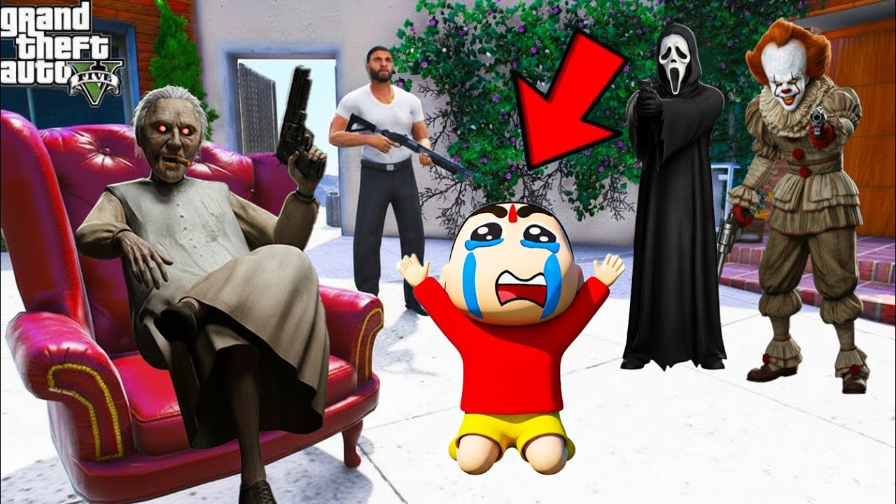 Franklin  Became Rich & Saved Shinchan in GTA 5 in Telugu