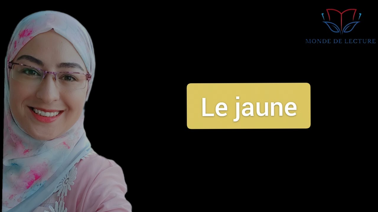 الألوان بالفرنسية les couleurs 