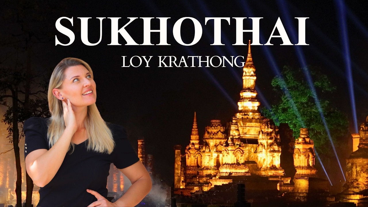 Magical Loy Krathong Festival in Sukhothai, Thailand | Relaxing Short Film
