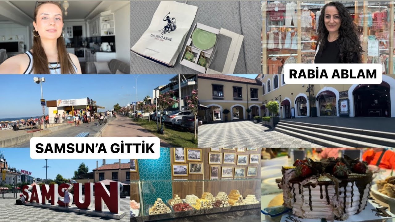 MİNİ KUTLAMA😍ATAKUM SAHİL/SAMSUN PİAZZA AVM👍HEDİYELER ALDIM🙃TARİHİ BAFRA LOKUMCUSU😇BİZE İKRAMLAR