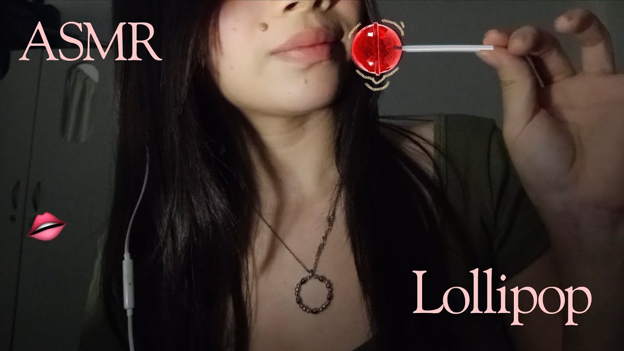 ASMR con PALETA + MOUTH SOUNDS y CHICLE 