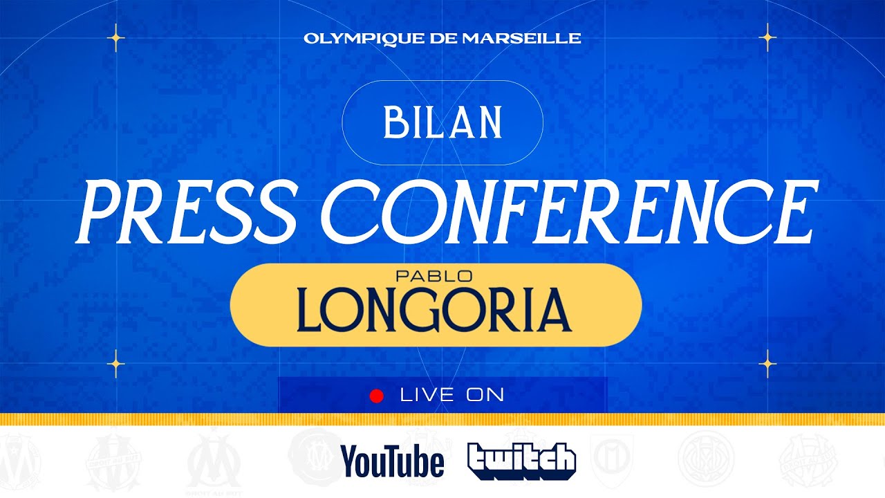 🎙️ Revivez en direct la conf&eacute;rence de presse de mi-saison de Pablo Longoria