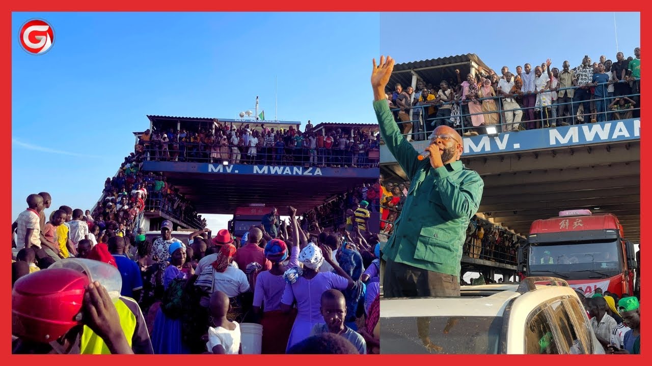 SHANGWE la WANABUCHOSA WAKIPOKEA KIVUKO KIPYA cha MV MWANZA -KITAFANYA SAFARI za NYAKALIRO na KOME..