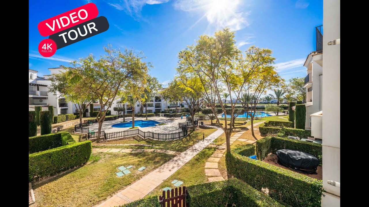 2 BED FIRST FLOOR APARTMENT WITH BEAUTIFUL POOL VIEWS ON LA TORRE GOLF RESORT