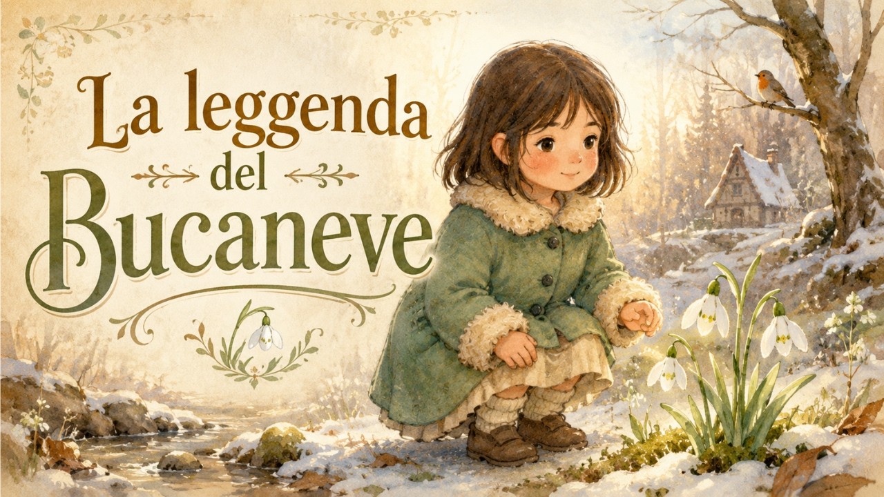 LA LEGGENDA DEL BUCANEVE  | fiaba vintage per bambini + 3 CURIOSITA'