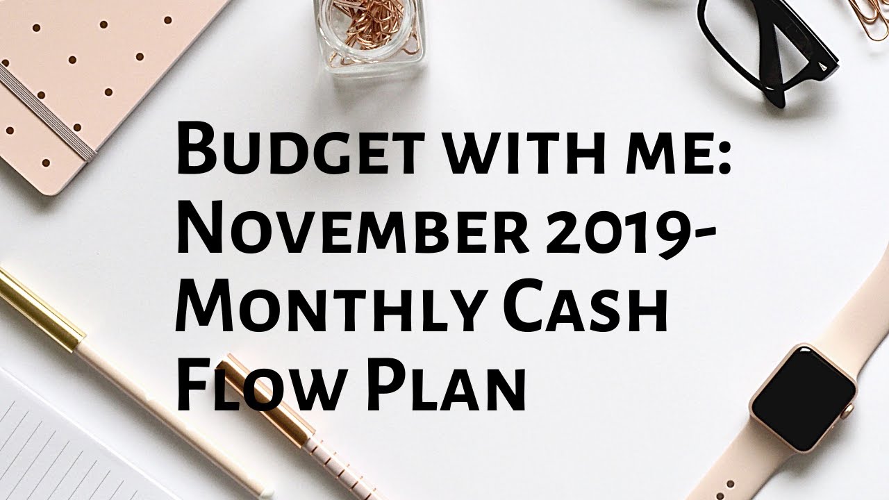 Budget with Me| November 2019-Monthly Cash Flow Plan| Debt: $79,999.58