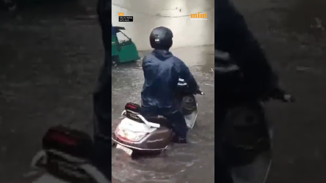 Watch: Heavy #Rain Cripples Several Busy Parts Of #Delhi | #Shorts
