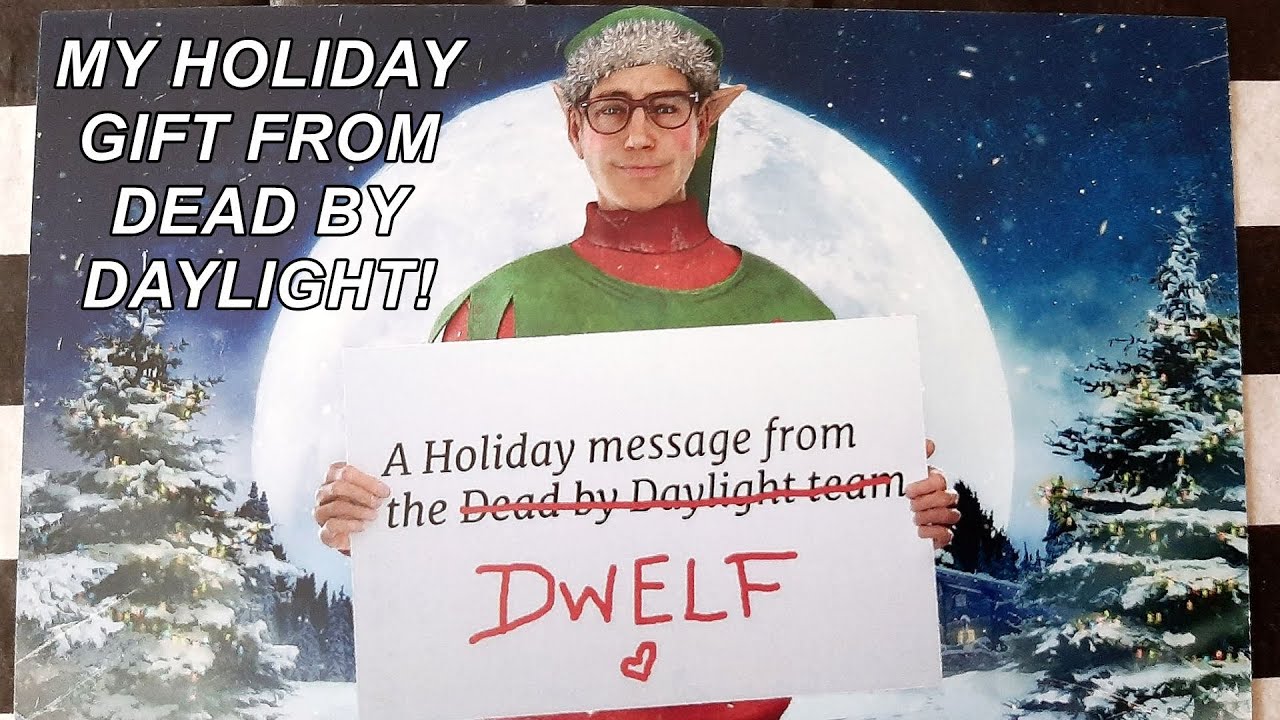 Dead By Daylight| Unboxing my Spooks & Spanks Holiday gift from Dwelf & the DBD team! Merch corner!