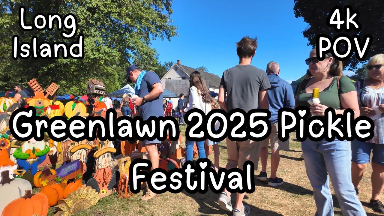 Greenlawn Pickle Festival 2025 [4K Ambient POV Walk]